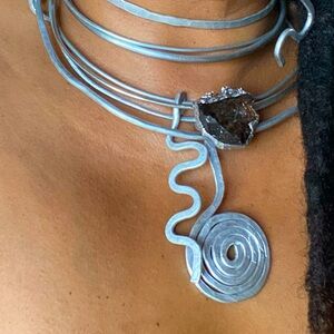 Spiral Drop Choker
